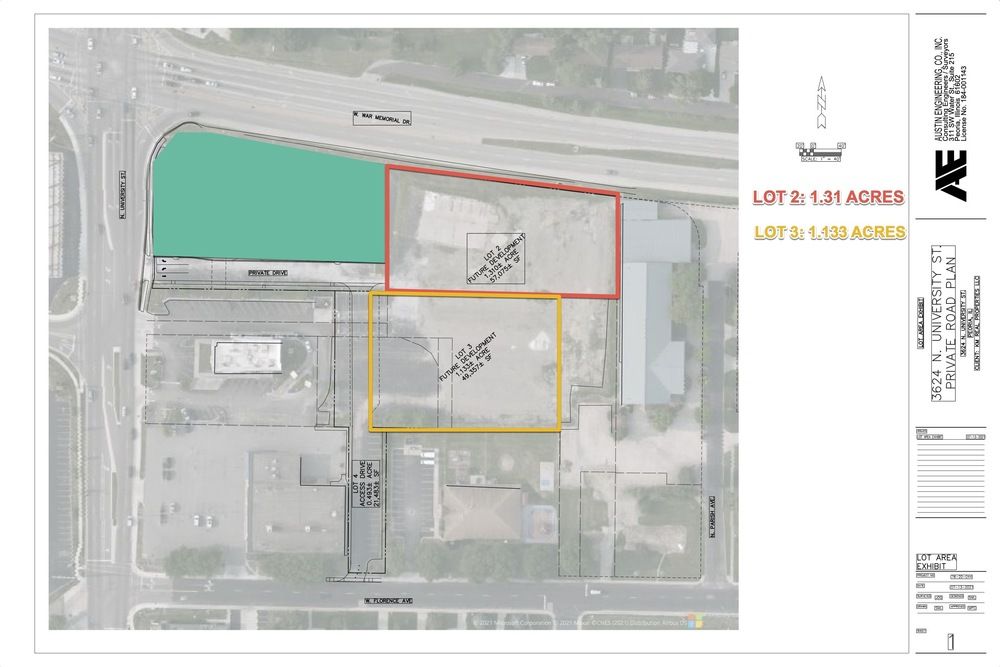 Outlots at Corner of War Memorial Drive and University Street: 3624 N University (Corner of University & War Memorial) - Outlots, Peoria, IL 61614
